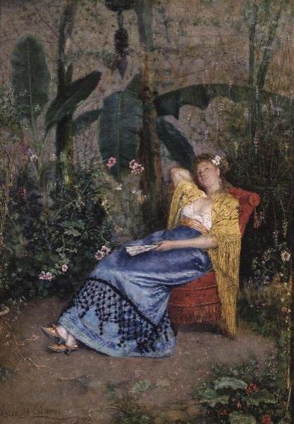 Una siesta en el jardín de Narcisco Ruiz de Caceres