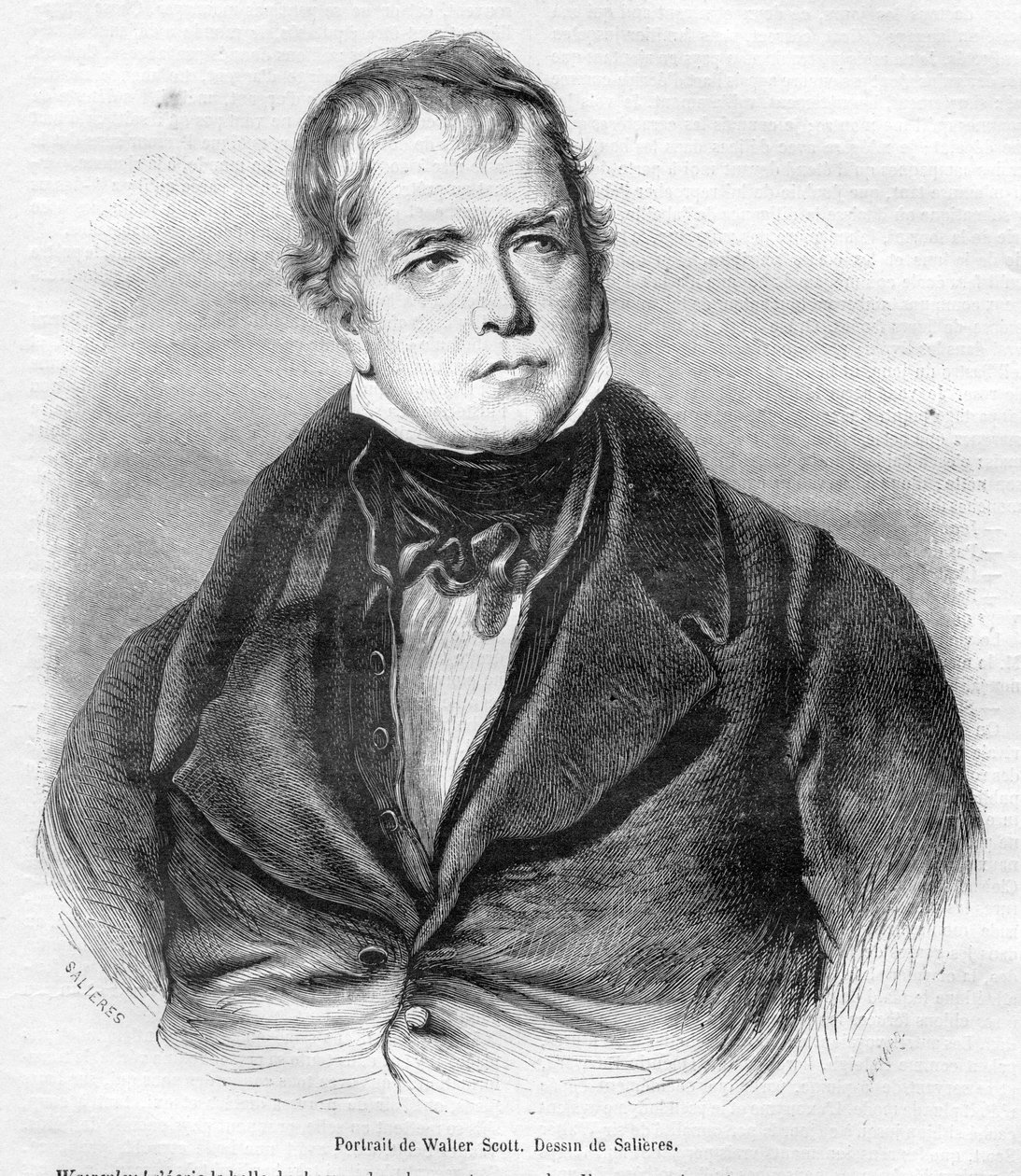 Retrato grabado de Narcisse Salières