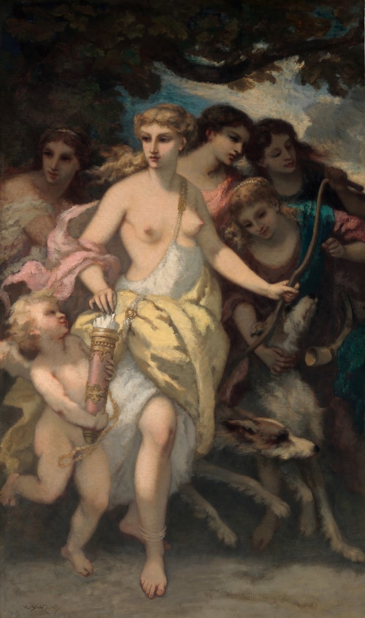 Diana, 1849 de Narcisse Virgile Diaz de la Peña