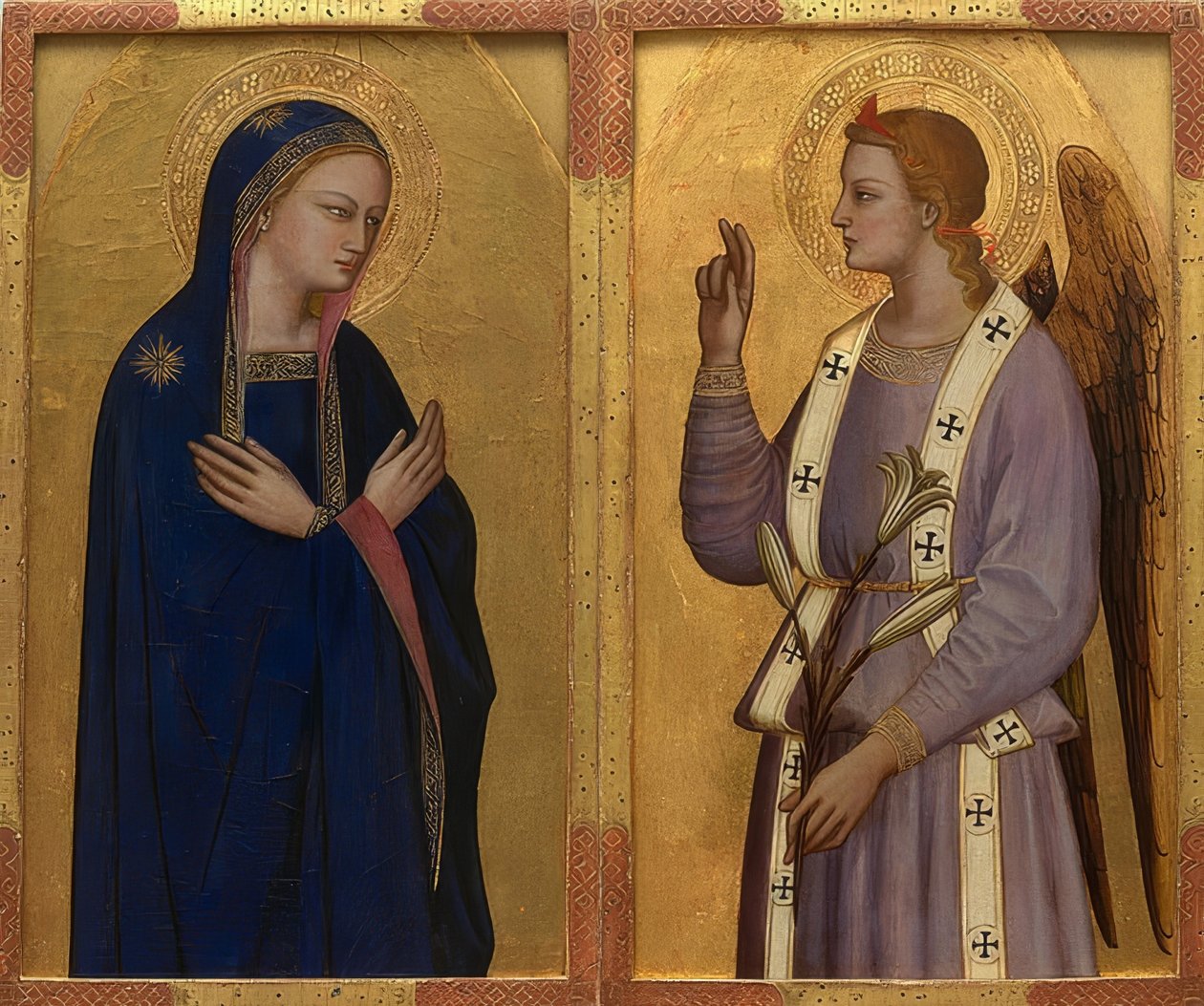 La Anunciación. Alrededor de 1350 de Nardo di Cione