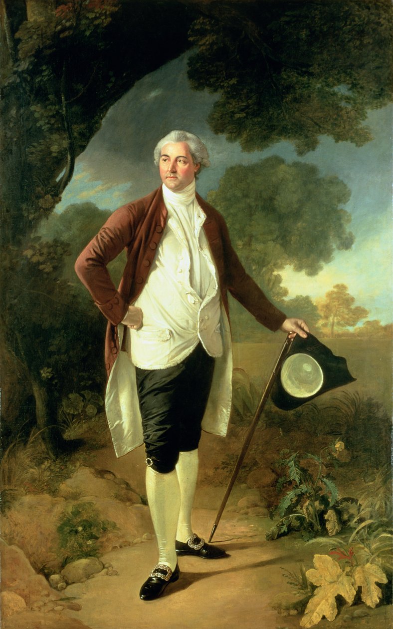 Retrato de David Garrick de Nathaniel Dance Holland