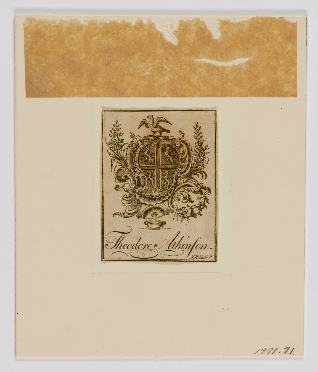 Placa de Theodore Atkinson de Nathaniel Hurd
