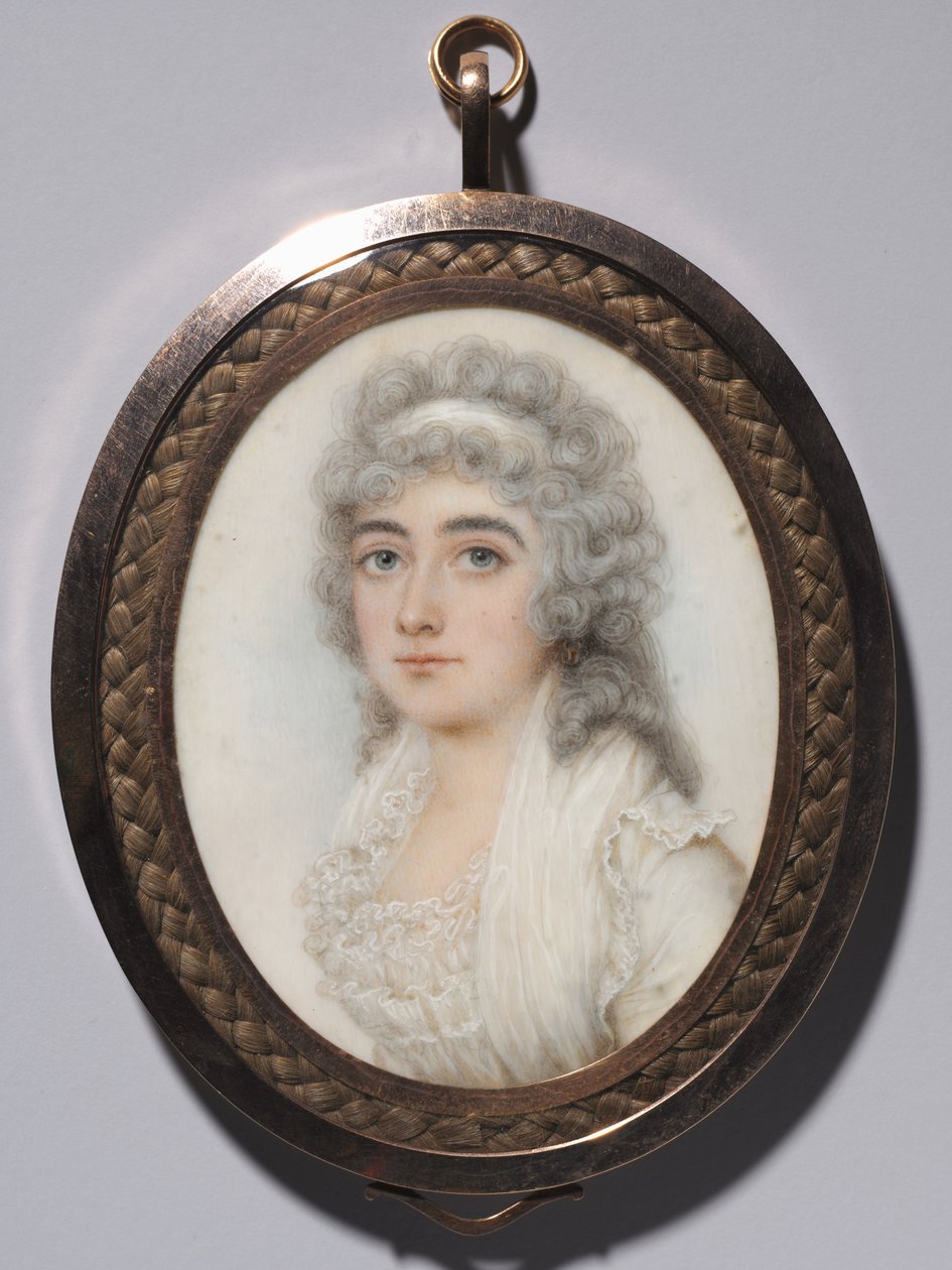 Retrato de una mujer, c. 1795 de Nathaniel Plimer