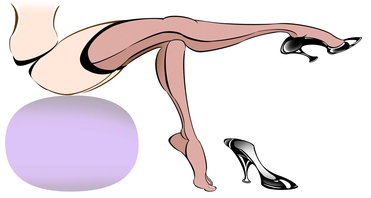 Piernas con medias de Neale Osborne