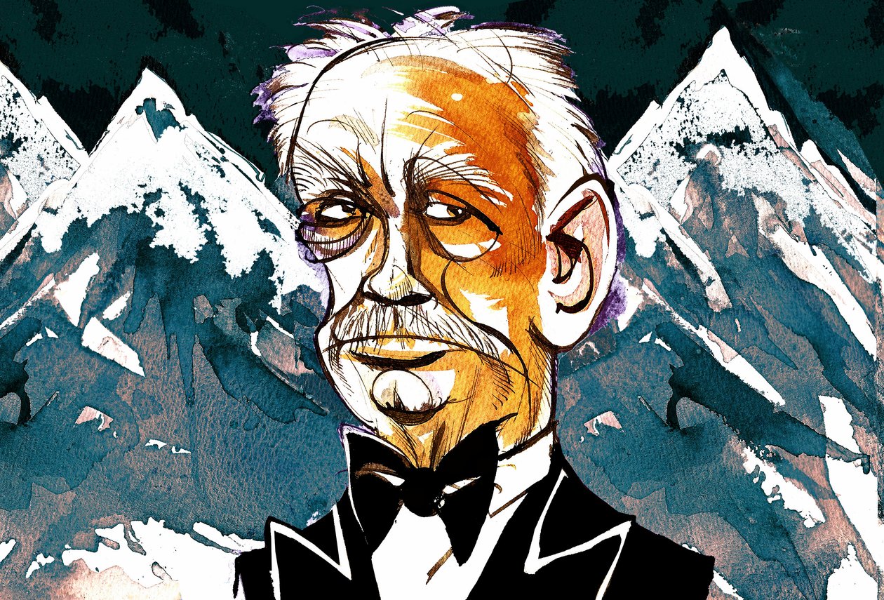 Richard Strauss (caricatura en color) de Neale Osborne