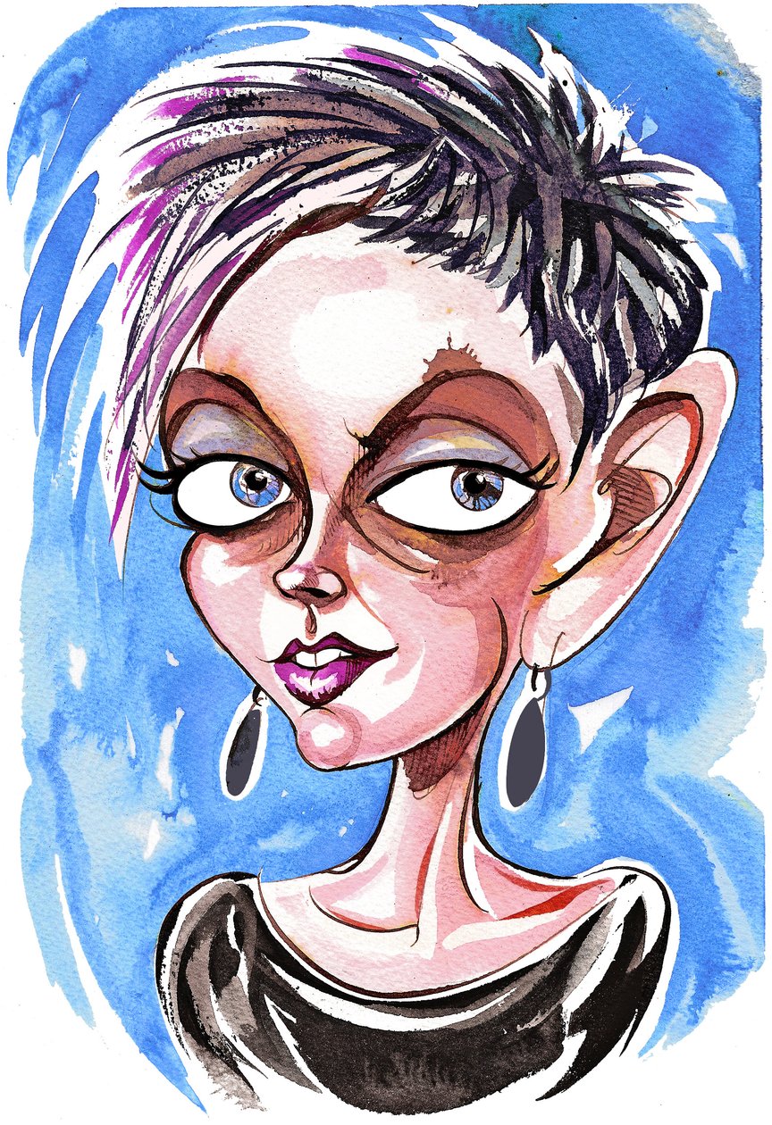 Tansy Davies (caricatura) de Neale Osborne