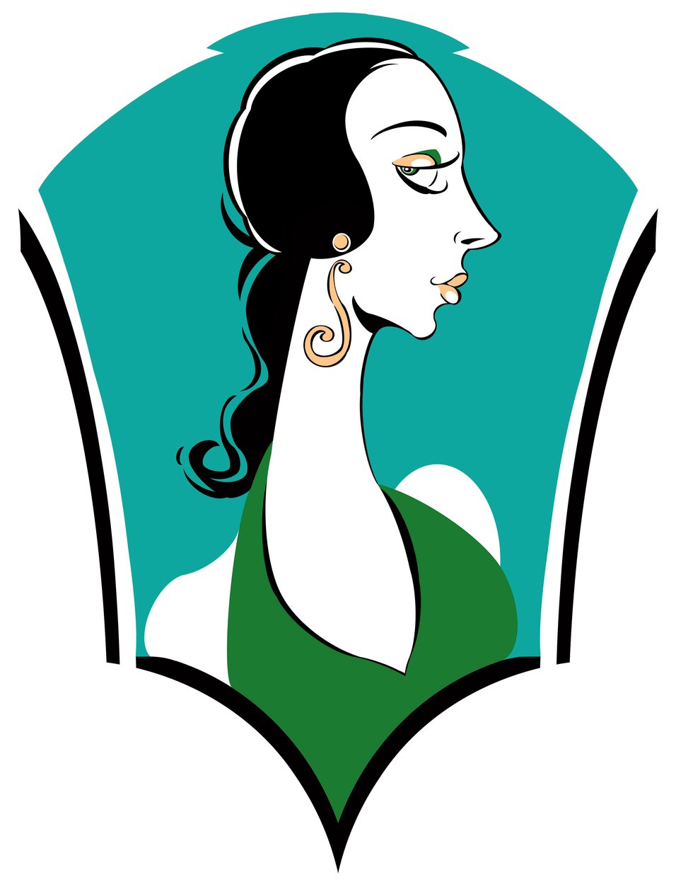 Moda de los años 1920: estilo art déco de Neale Osborne
