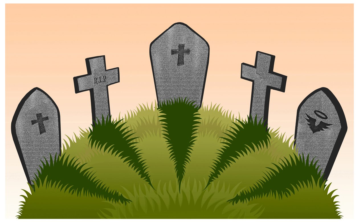 Cementerio, 2023 (digital) de Neale Osborne