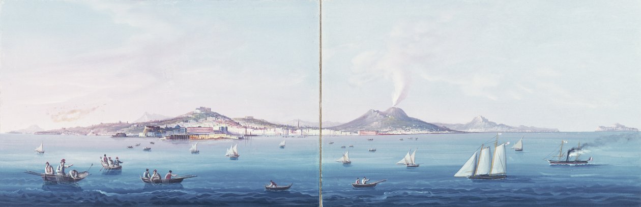 La Bahía de Nápoles de Neapolitan School