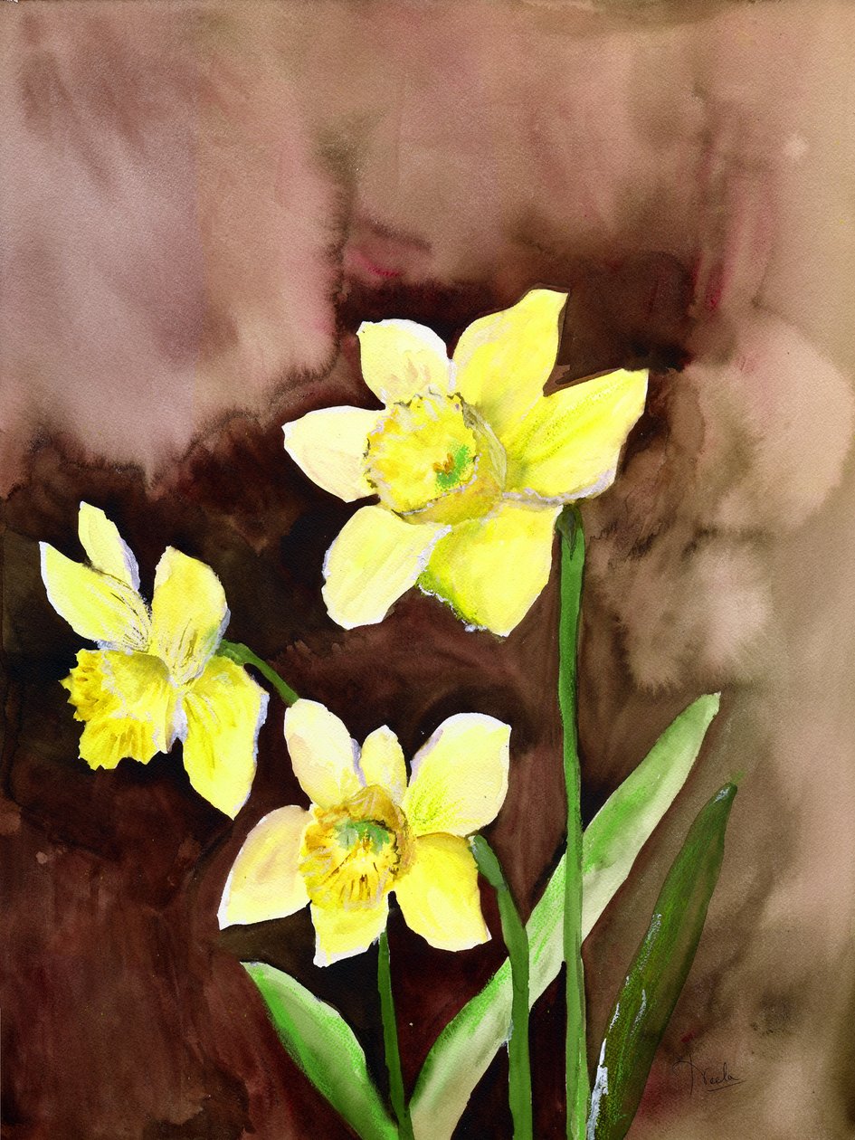 Narcisos dorados de Neela Pushparaj