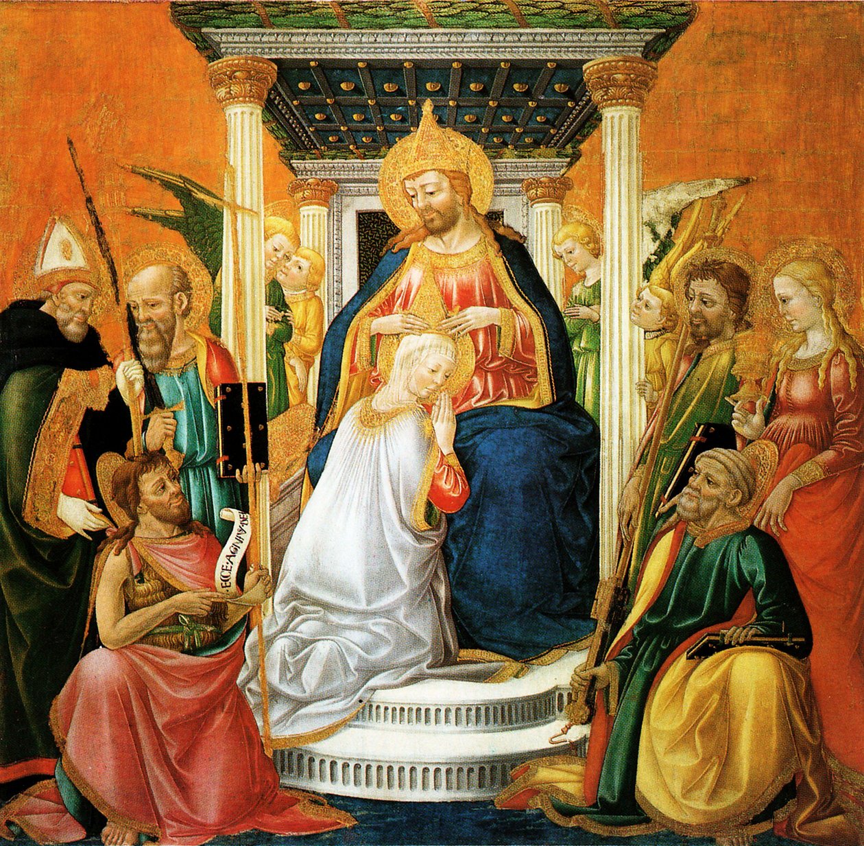 Incoronación de la Virgen de Neri di Bicci  