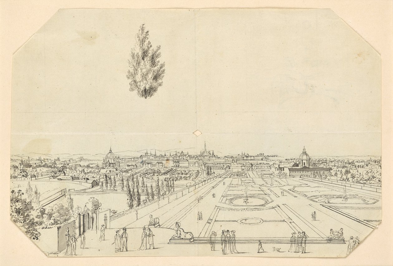 Vista de Viena desde el Belvedere de Leopold Blonder