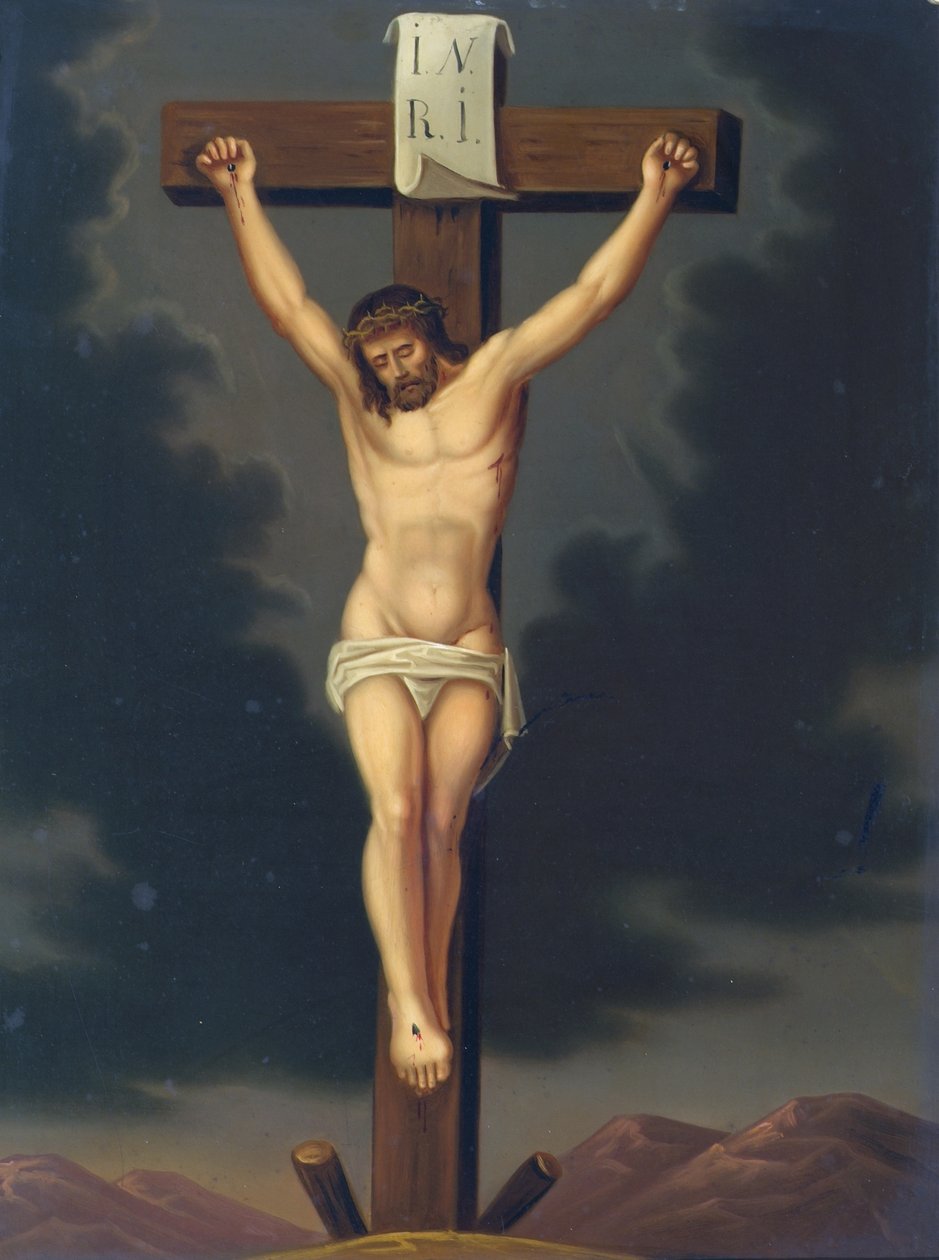 Cristo en la cruz de Leopold Blonder