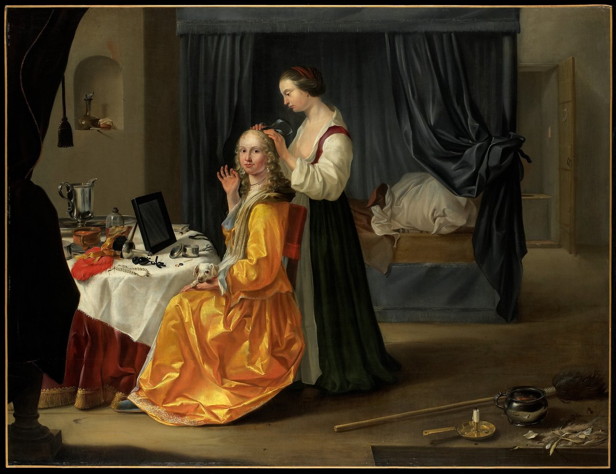 Dama en su Tocador, c.1650-60 de Netherlandish School