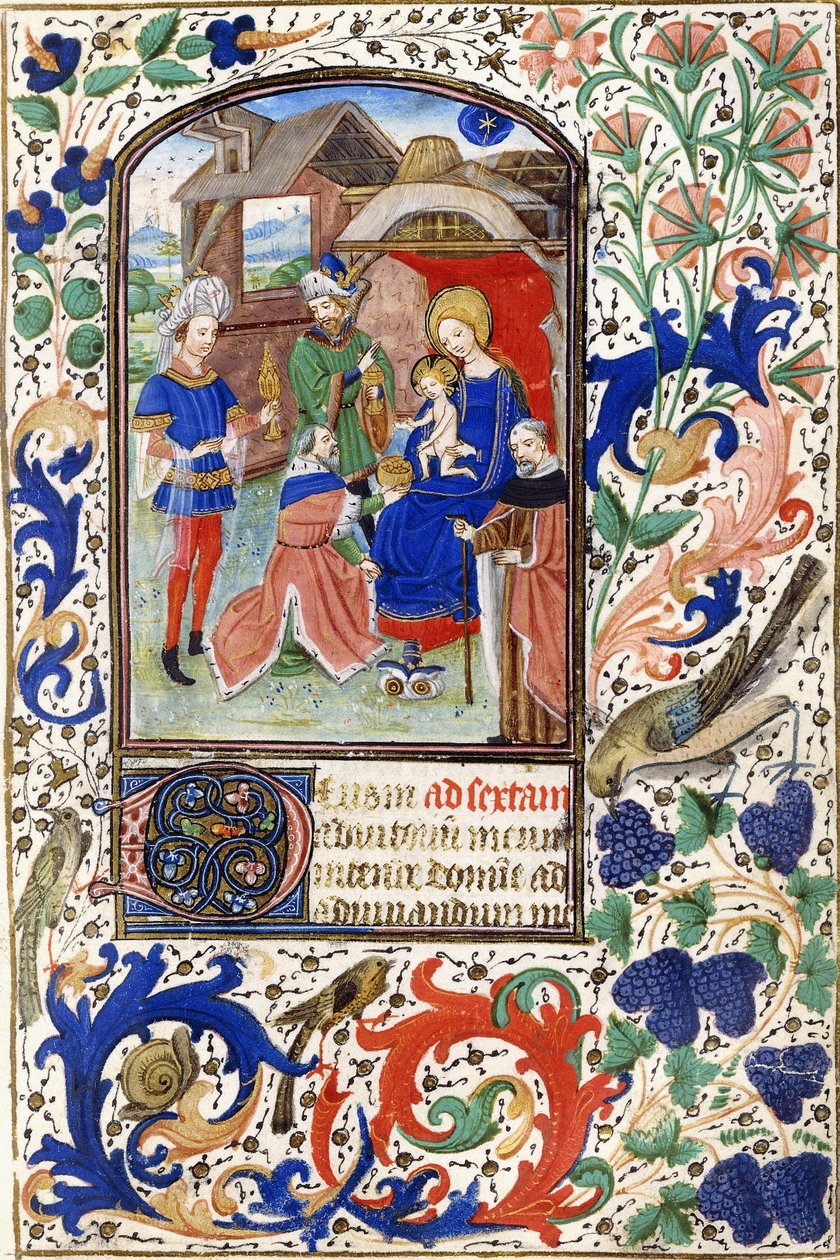 Adoración de los Magos, c.1450 de Netherlandish School