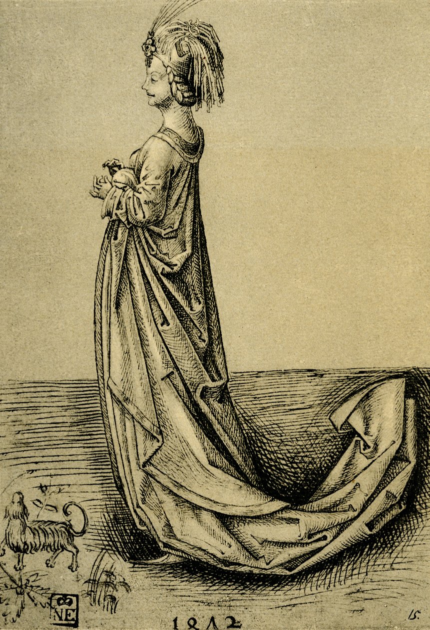 Dama noble de Netherlandish School