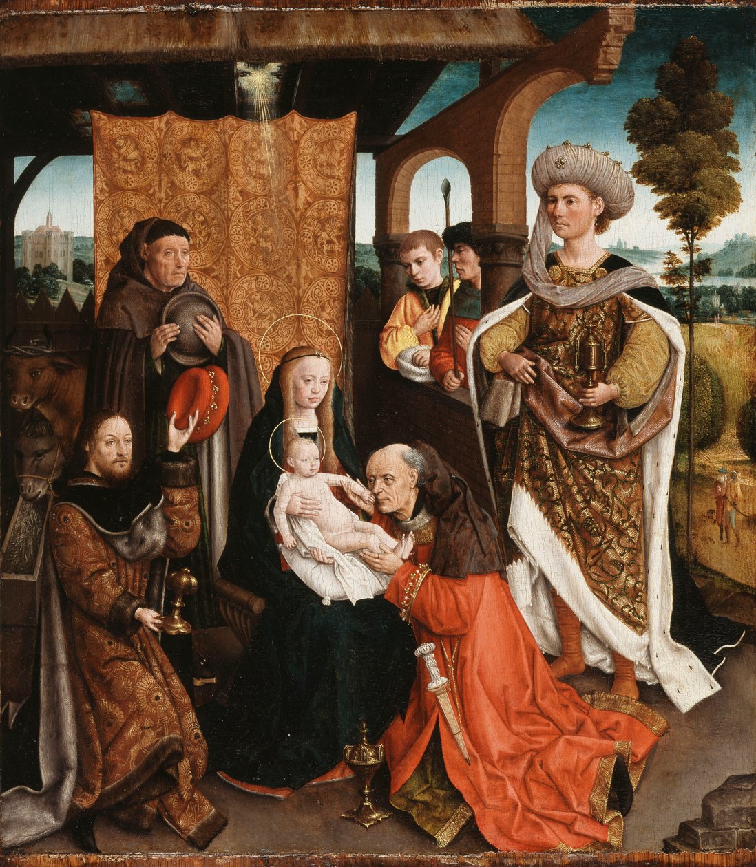 La Adoración de los Magos de Netherlandish School