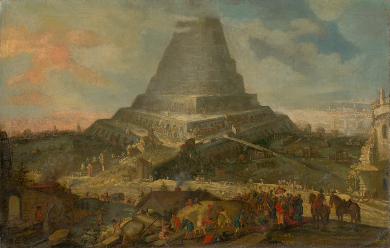Torre de Babel, 1610-25 de Netherlandish School