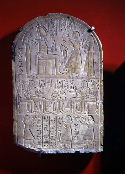 Estela de Iuny de New Kingdom Egyptian