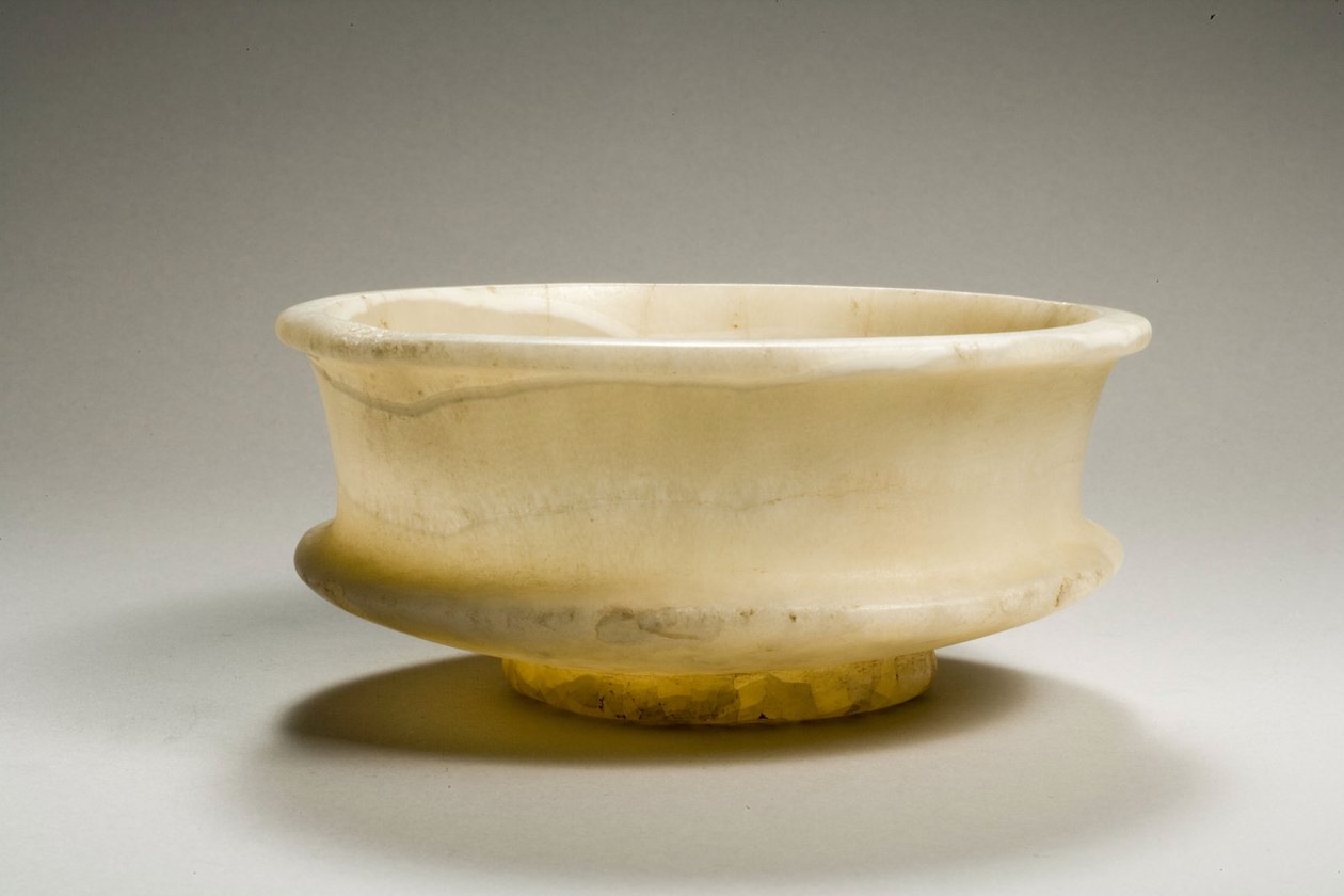 Tazza, Dinastía 18-19, 1540-1186 a.C. de New Kingdom Egyptian