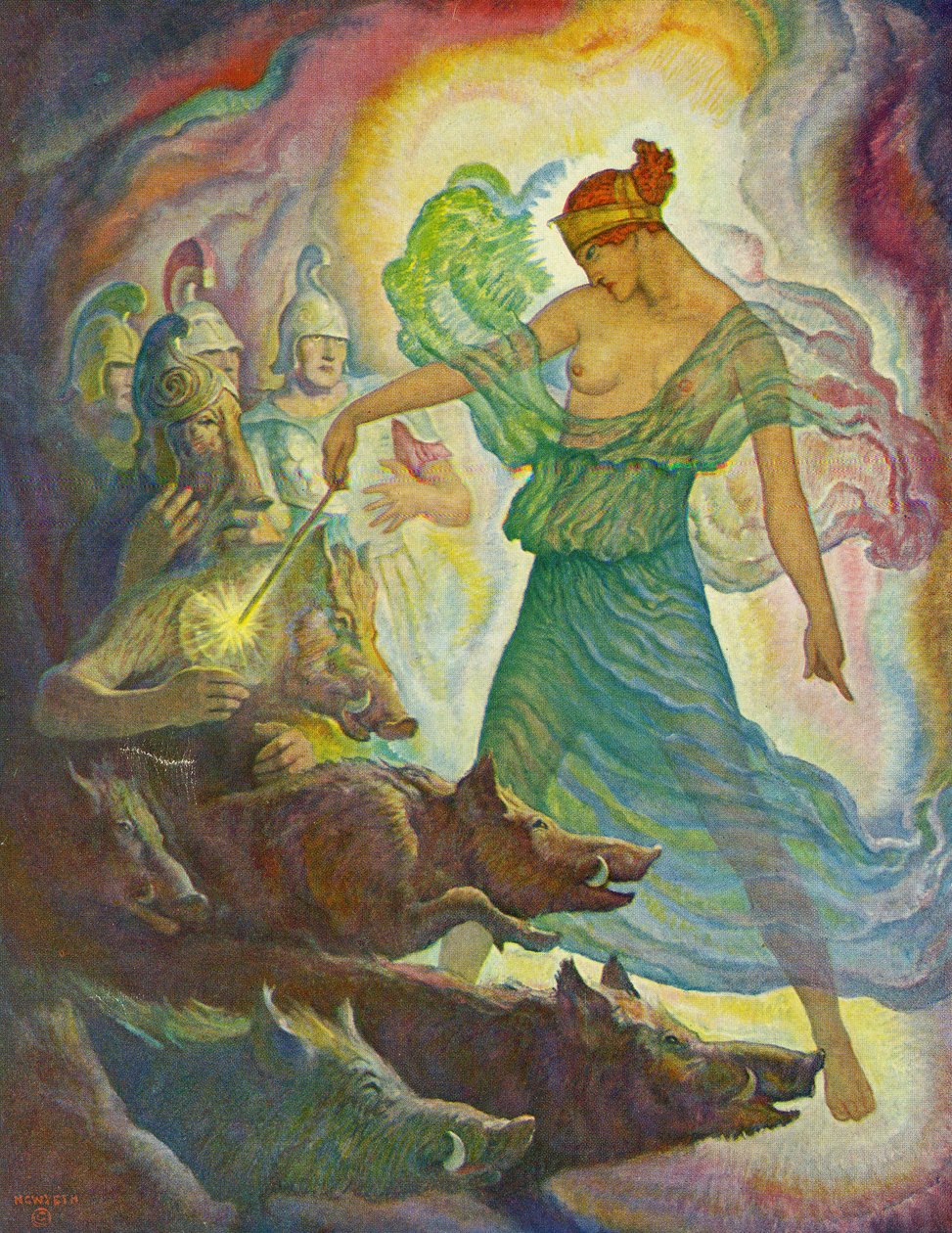 Circe y los cerdos de Newell Convers Wyeth