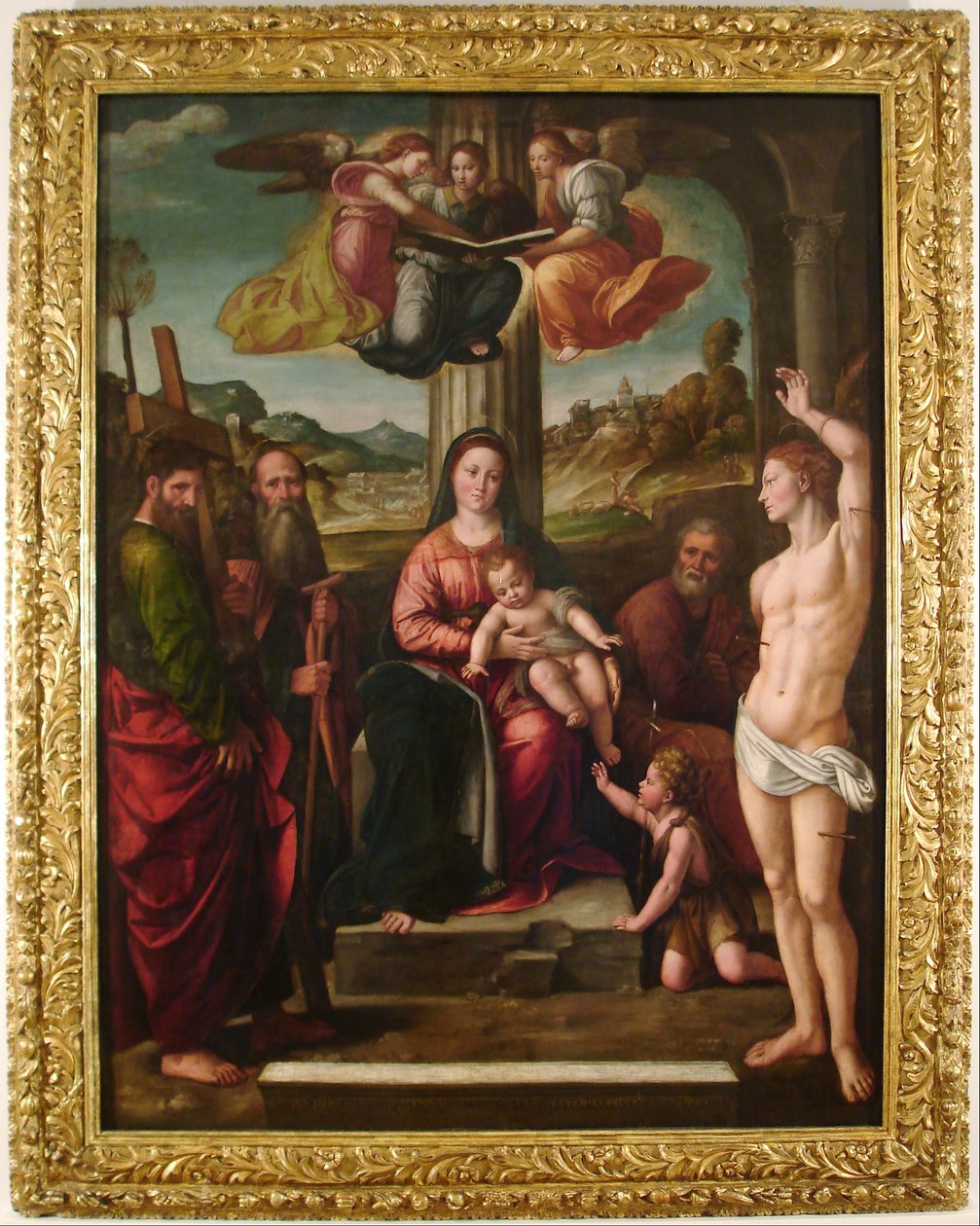 Santa Conversación de Niccolò Pisano