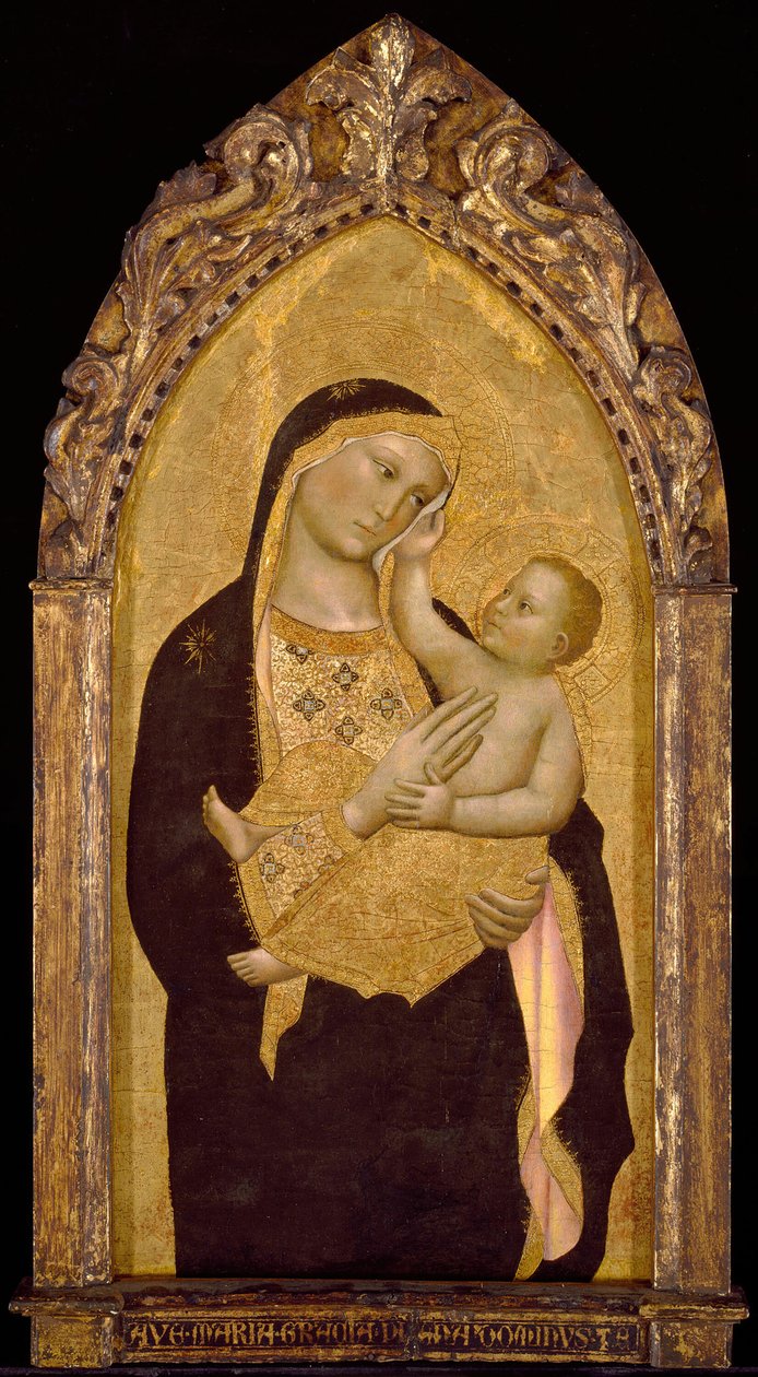 Virgen y niño, 1390-1400 de Niccolo di Pietro Gerini