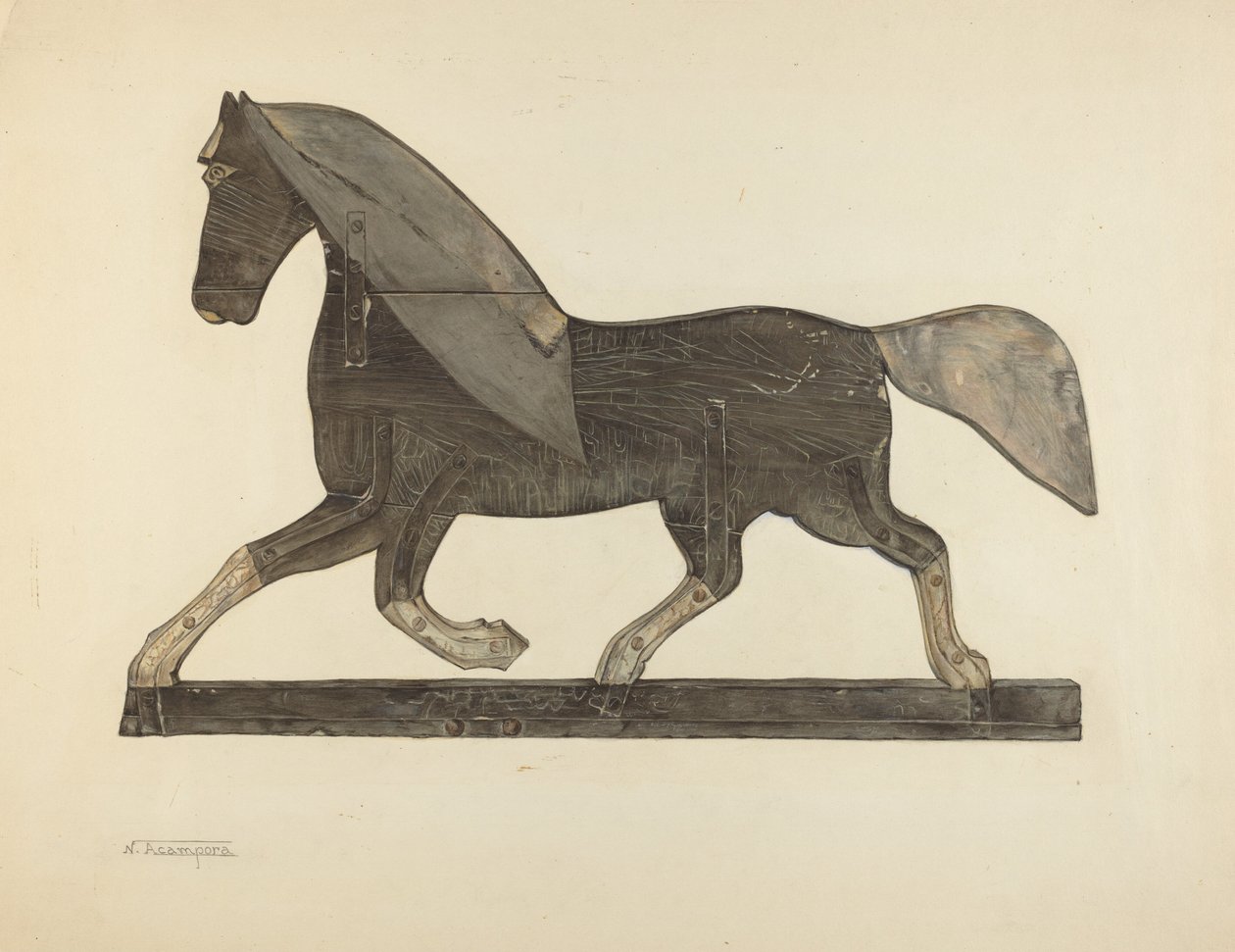 Veleta de caballo de Nicholas Acampora