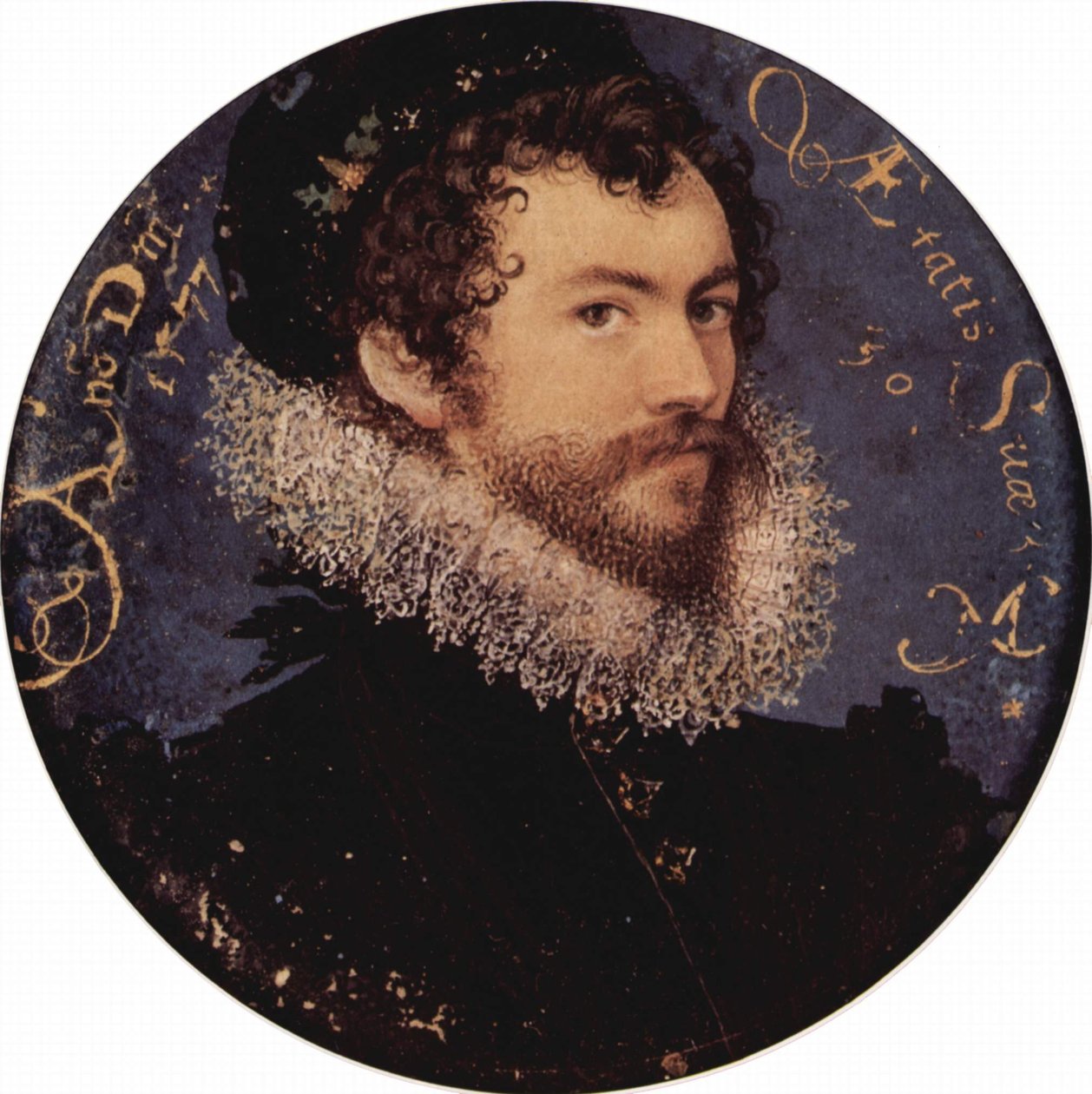 Autorretrato, 30 años de Nicholas Hilliard