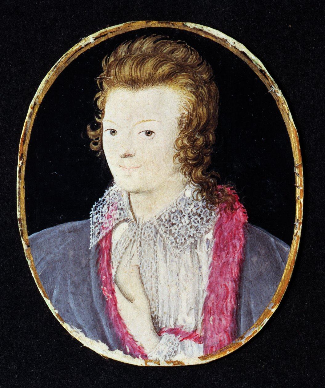Joven desconocido, c.1595 de Nicholas Hilliard