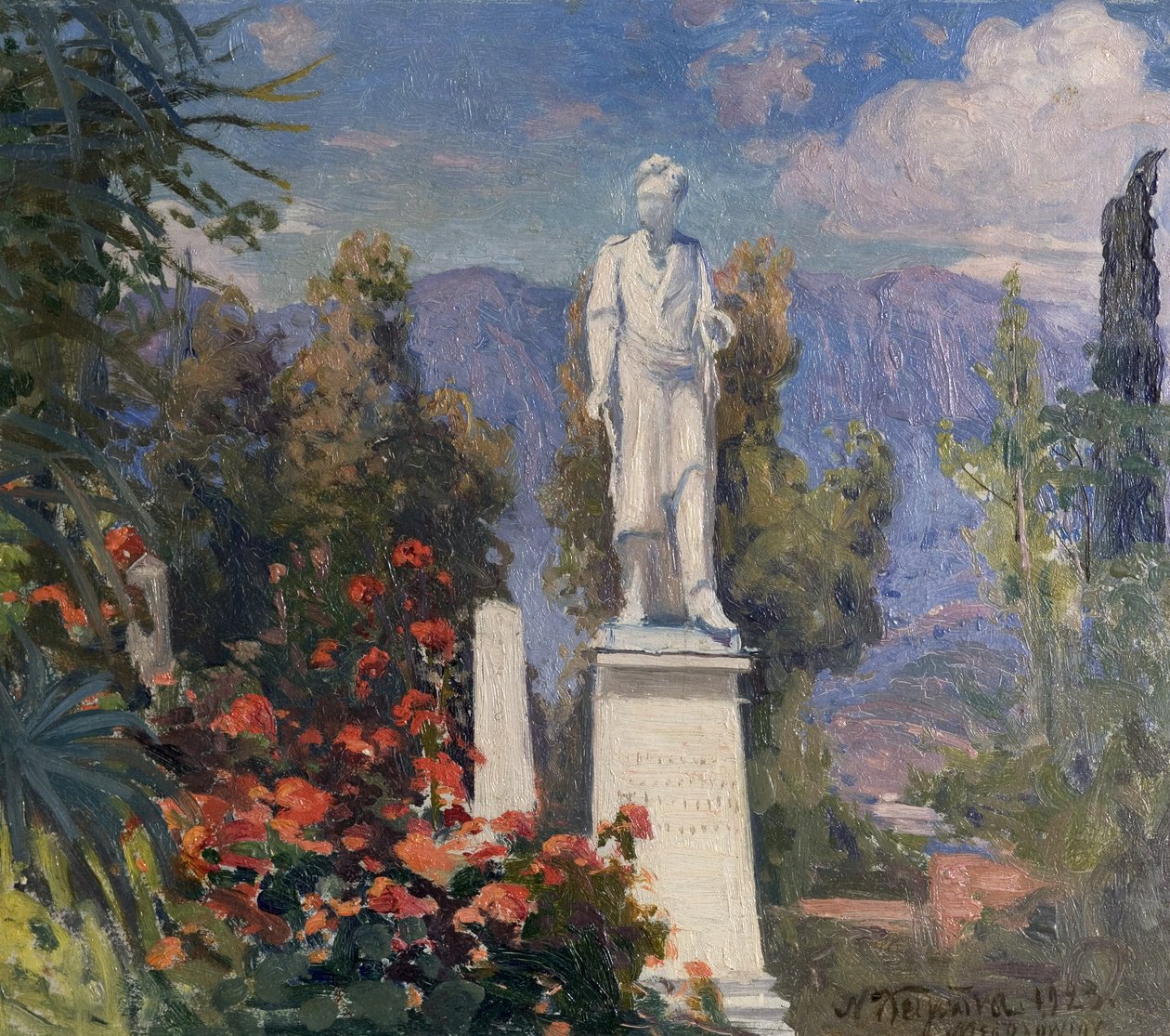 Monumento de Byron en Missolonghi, Grecia, 1923 de Nicholas Himona