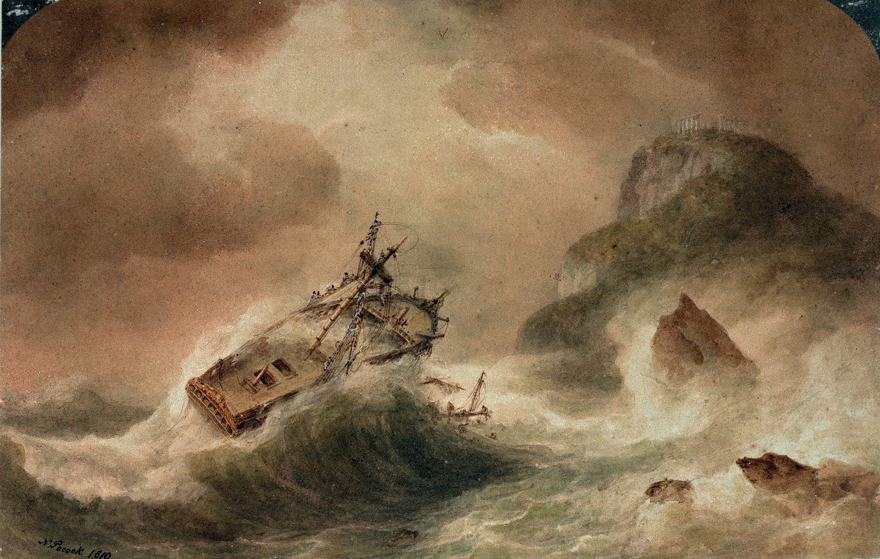 El naufragio del "Britannia de Nicholas Pocock