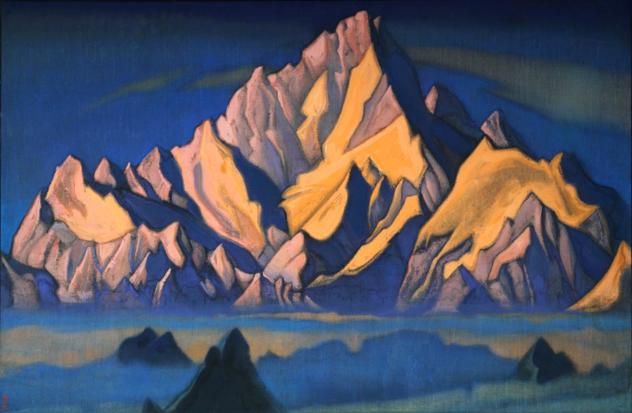 Morada de Gesar, 1947 de Nicholas Roerich