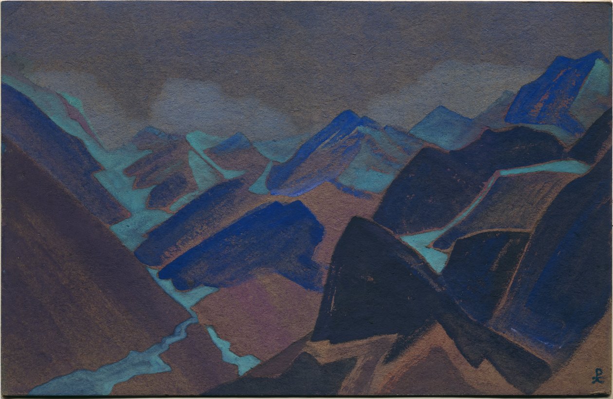 Glaciares de Lahul, 1936 de Nicholas Roerich