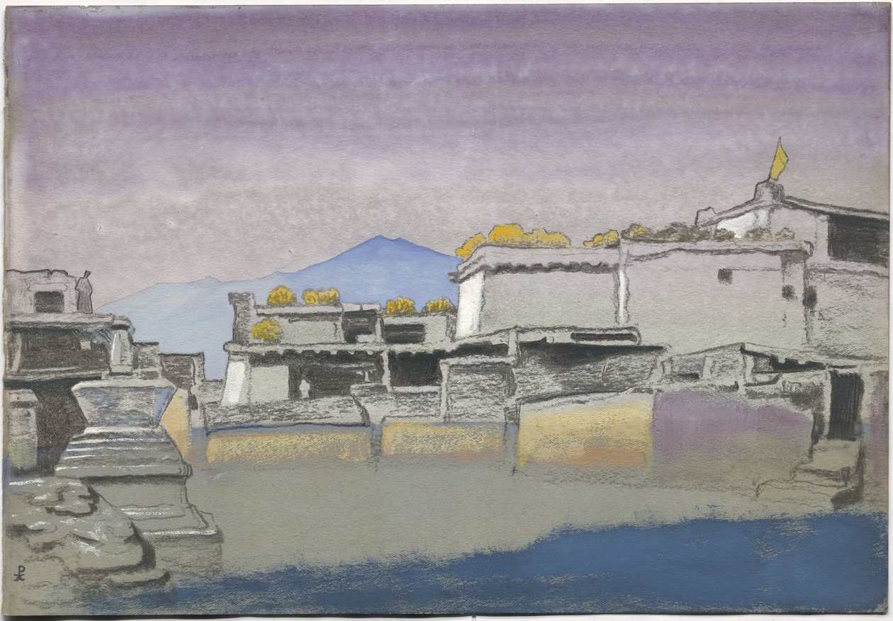 Kardang, estudio, 1932 de Nicholas Roerich
