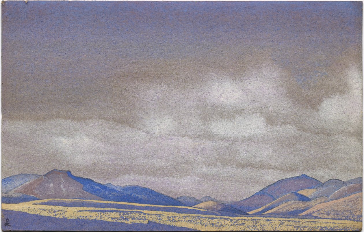 Mongolia, Colinas de Chahar, 1936 de Nicholas Roerich