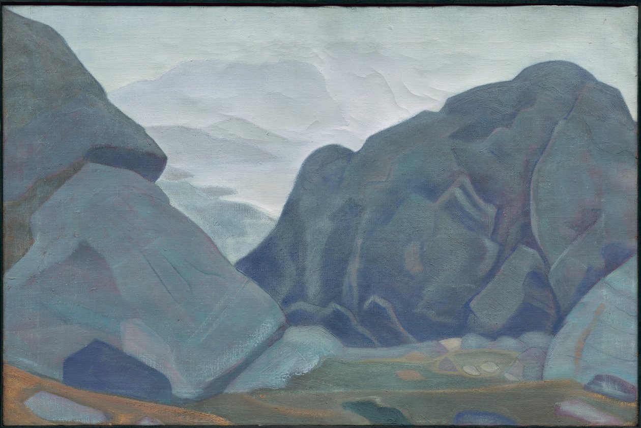 Monhegan, Maine, serie "Océano", 1922 de Nicholas Roerich