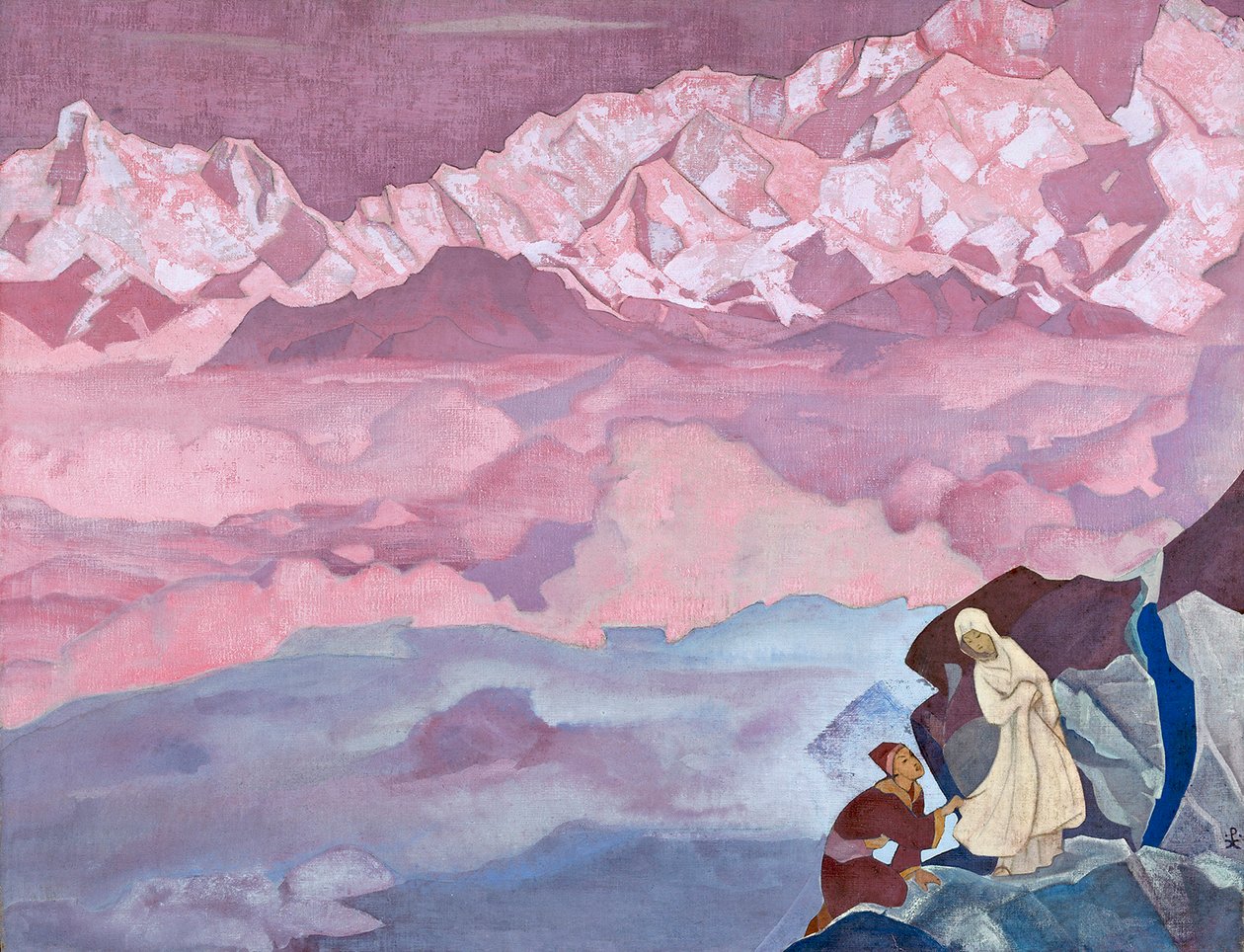 Ella que lidera, 1924 de Nikolai Konstantinowitsch Roerich