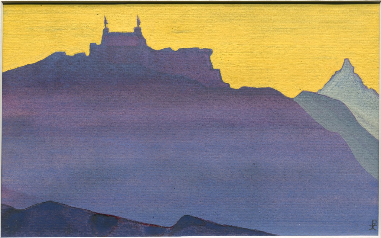 Sissu, boceto para una pintura, 1932 de Nicholas Roerich