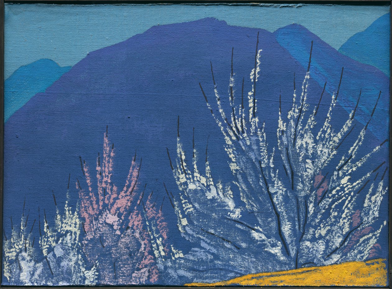 Estudio para la pintura "Krishna", 1933 de Nicholas Roerich