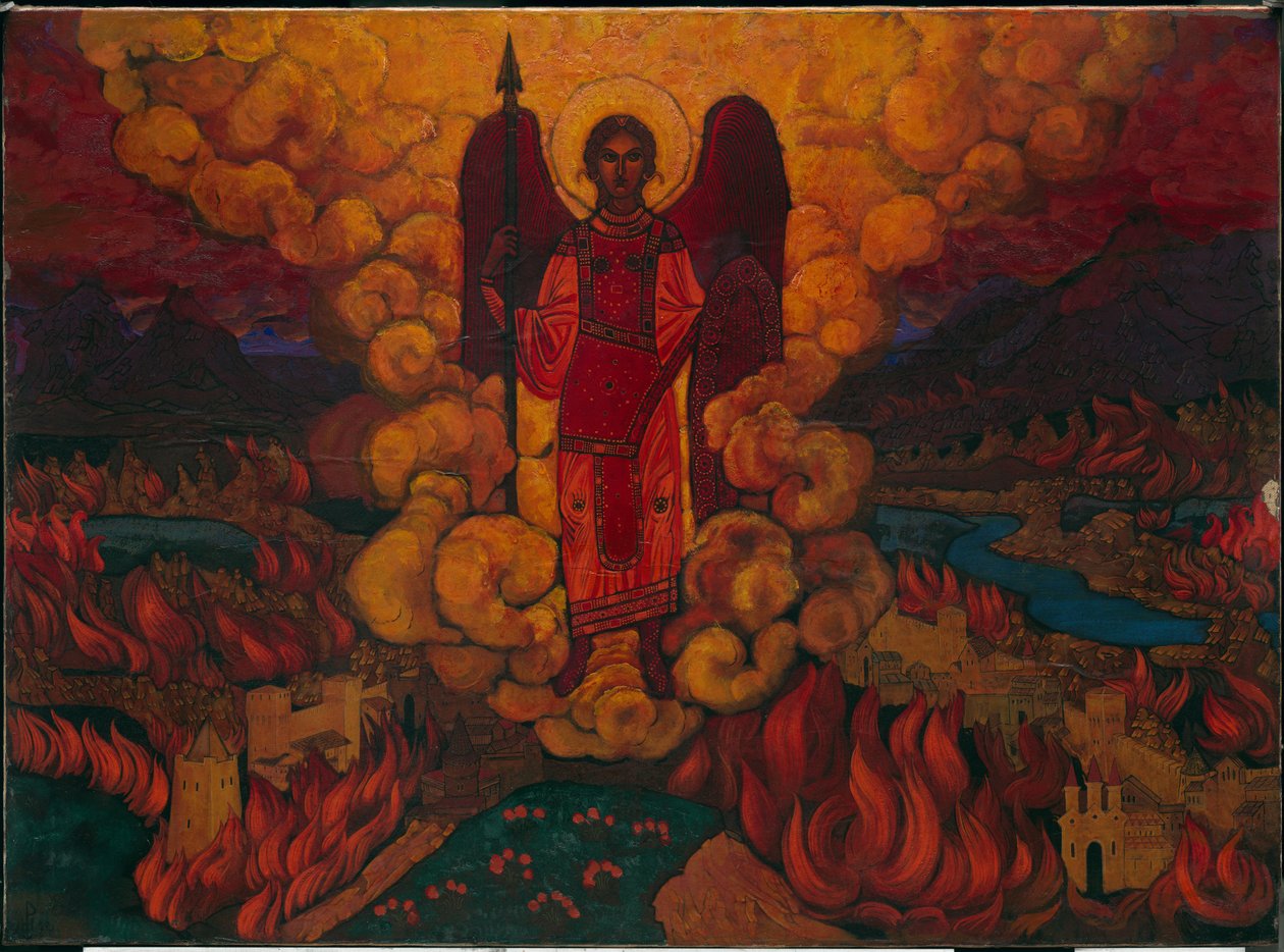 El último ángel, 1912 de Nicholas Roerich