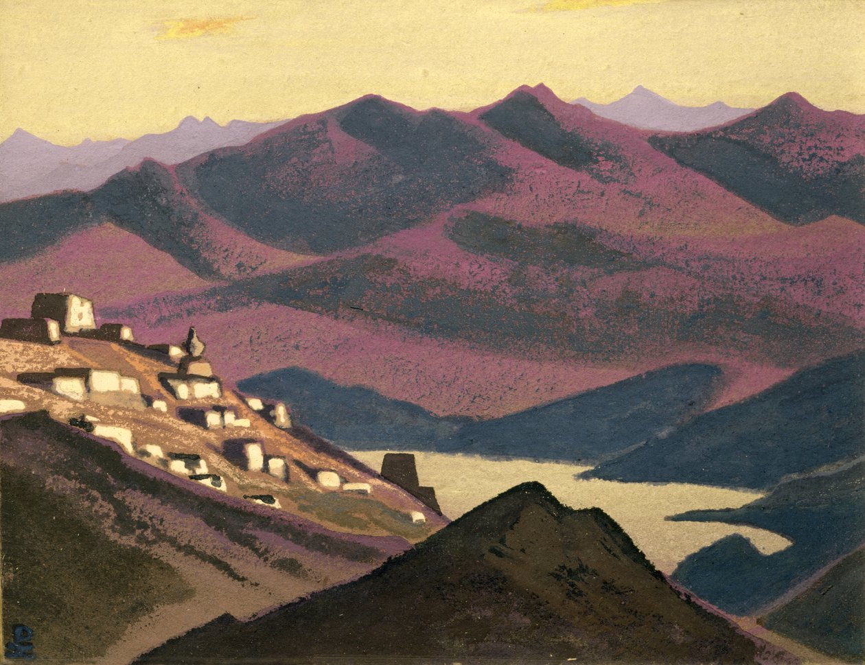 Lago Yam-Zo, 1937 de Nicholas Roerich