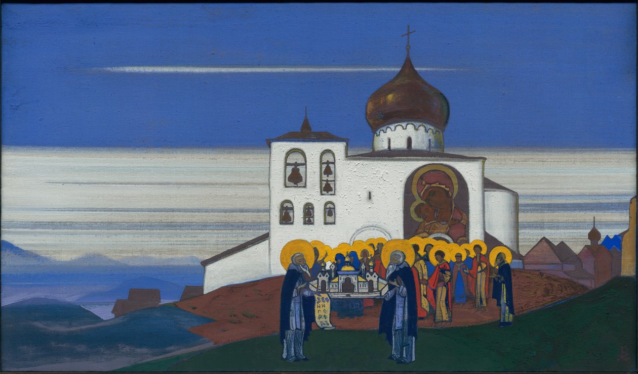 Zvenigorod, 1933 de Nicholas Roerich