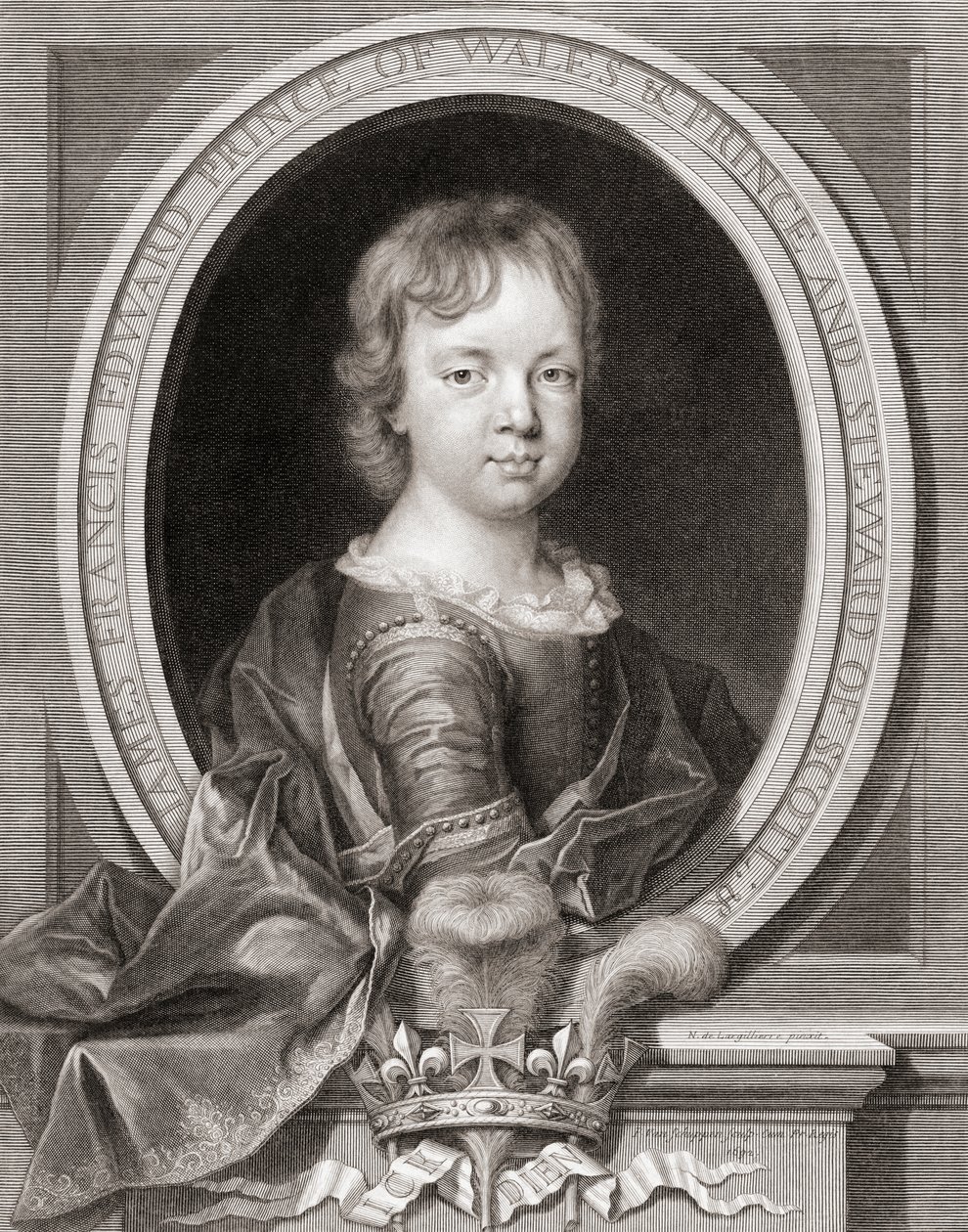 Príncipe James Francis Edward Stuart de Nicholas de (after) Largilliere