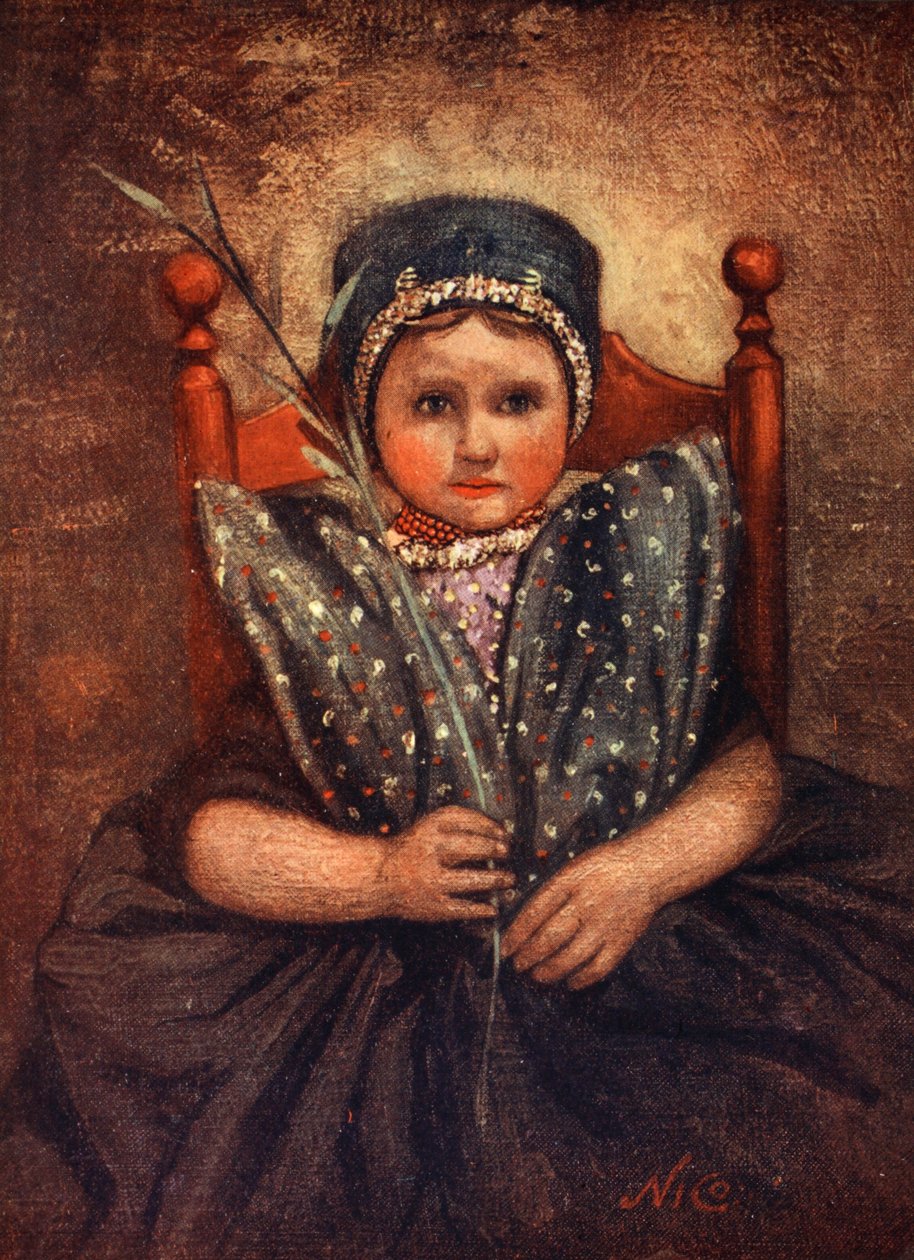 Una pequeña doncella, 1904 de Nico Jungman