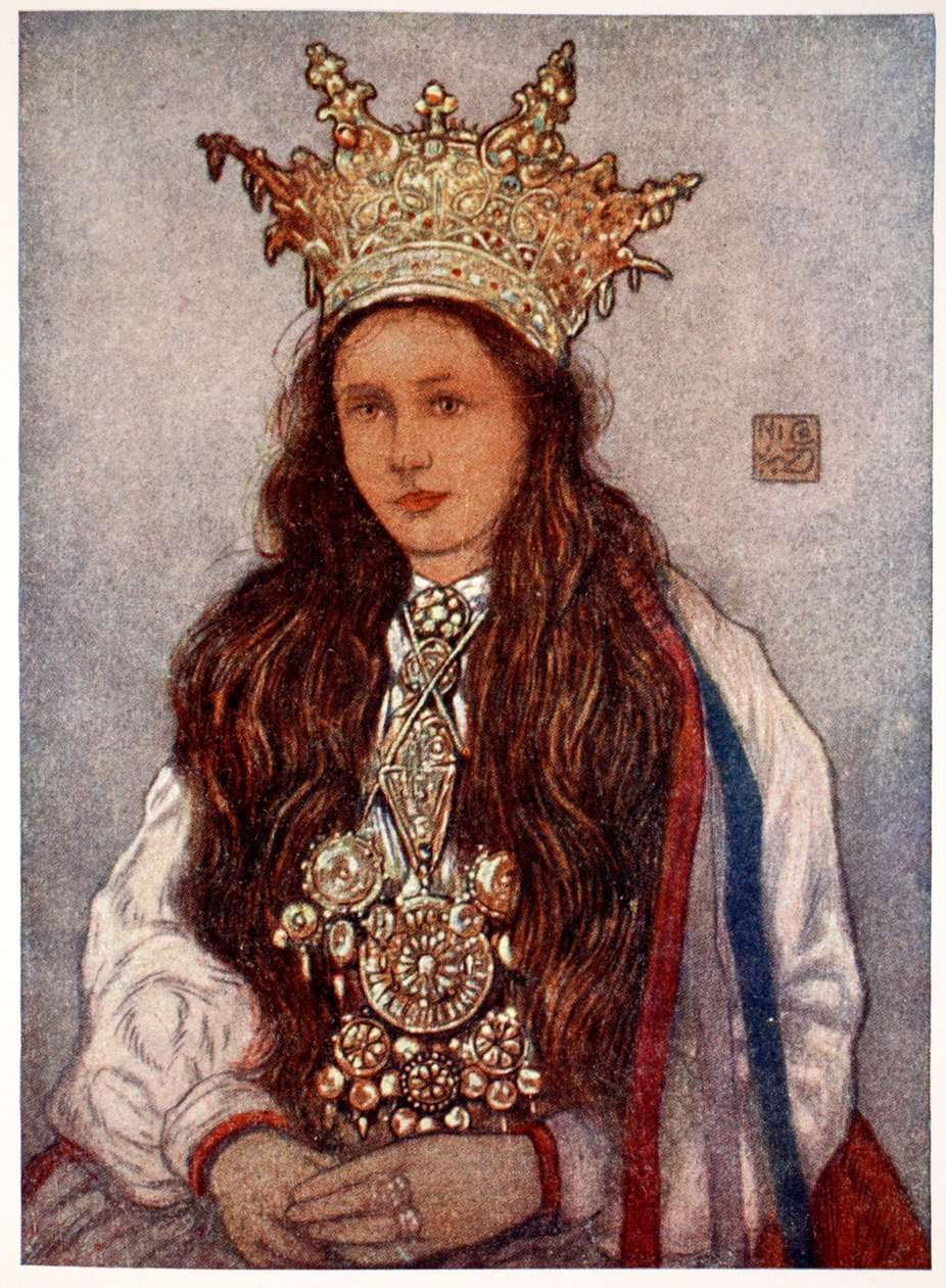 Una novia de Hardanger, 1905 de Nico Jungman