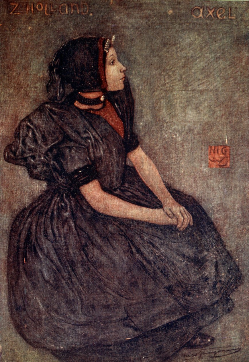 Una chica de Zelanda, 1904 de Nico Jungman