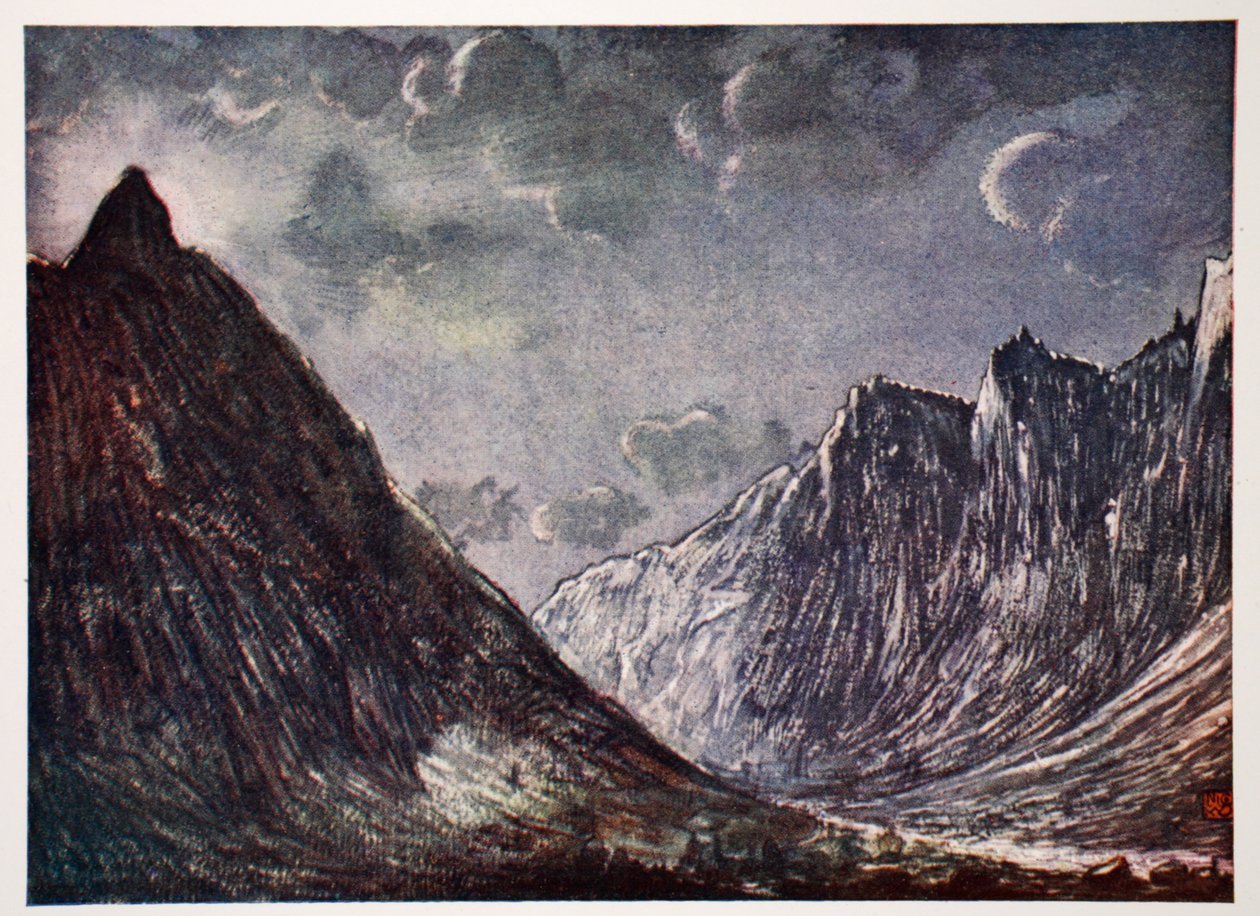 Romsdals Horn, 1905 de Nico Jungman