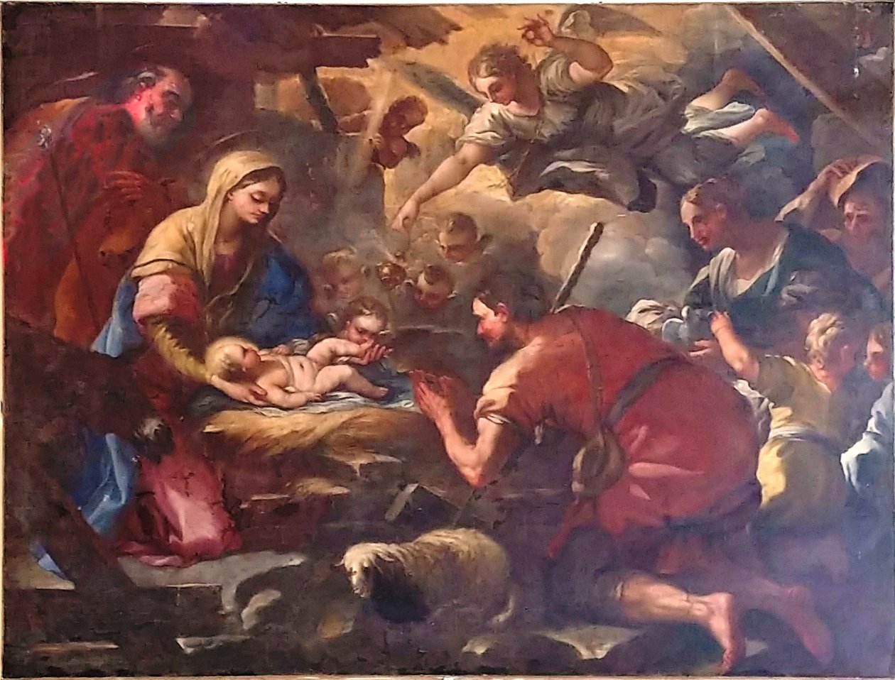 Adoración de los Pastores de Nicola Malinconico