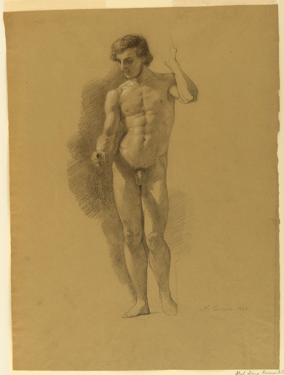 Estudio de un desnudo masculino de Nicola Consoni